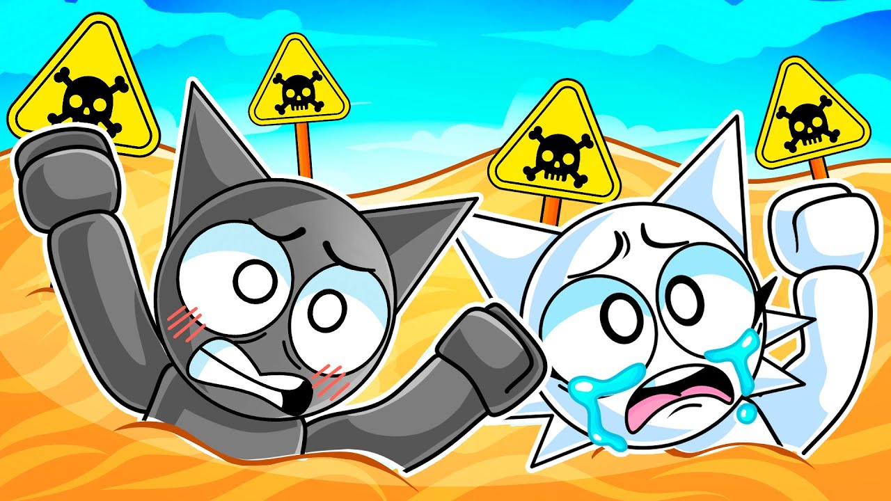 SPRUNKIS Get TRAPPED by QUICKSAND in Roblox!