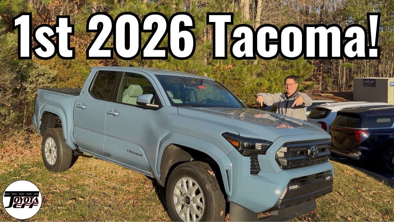Toyota Tacoma 2026 года получила новый синий цвет! Обзор комплектации SR5!