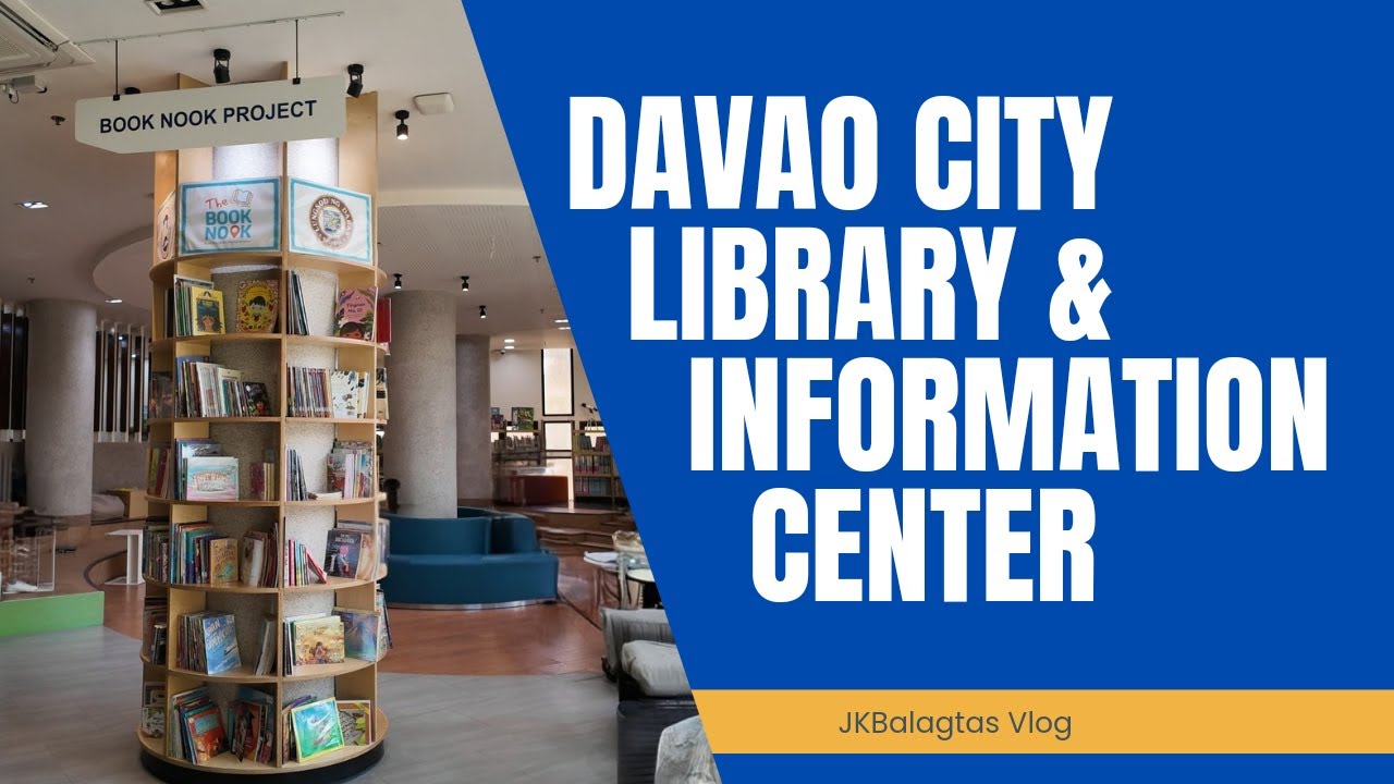 Davao City Library and Information Center Tour | Vlog by JKBalagtas