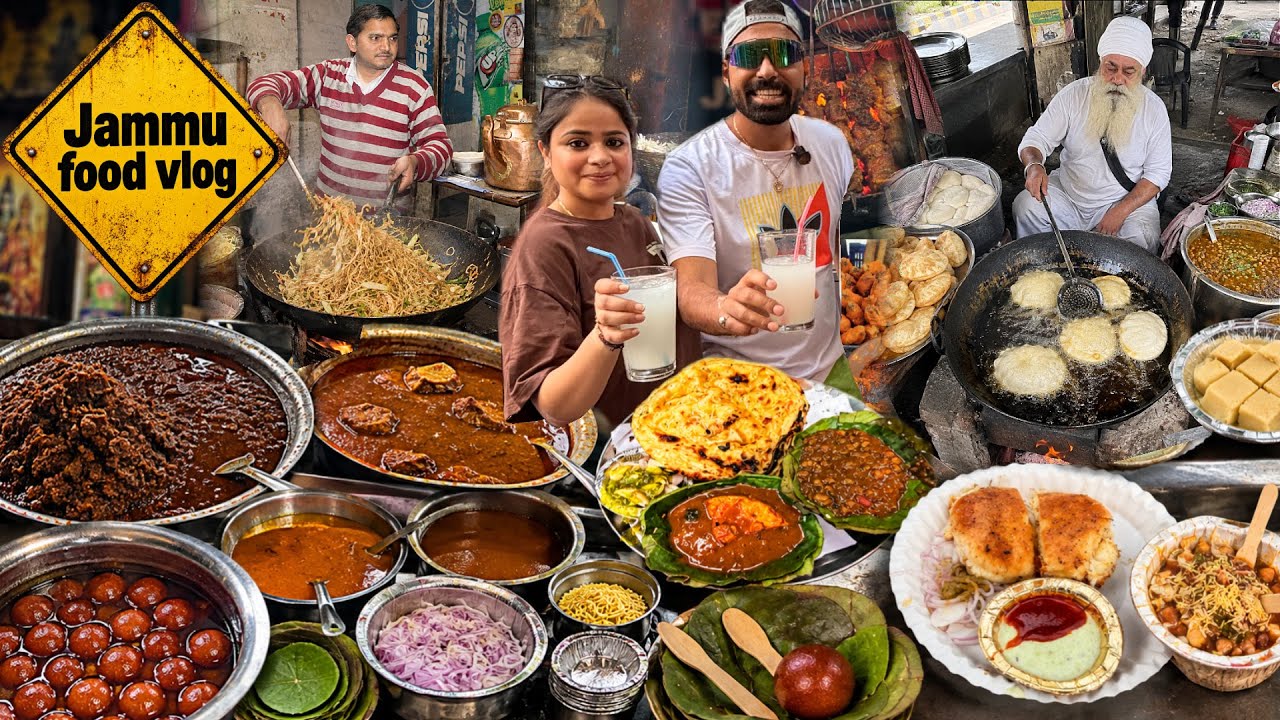 Jammu Street Food Tour | Best Food in Jammu | Jammu Rajma, Kaladi Kulcha, Jammu Breakfast