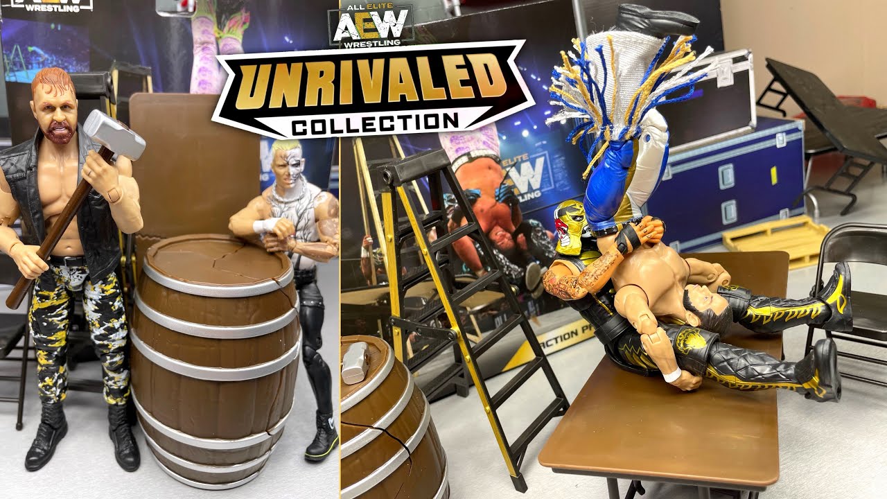 AEW UNRIVALED FIGURE ACTION PACK PLAYSET!