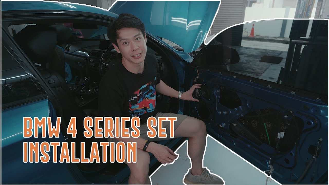 BMW 4 SERIES F32 SPEAKER INSTALLATION