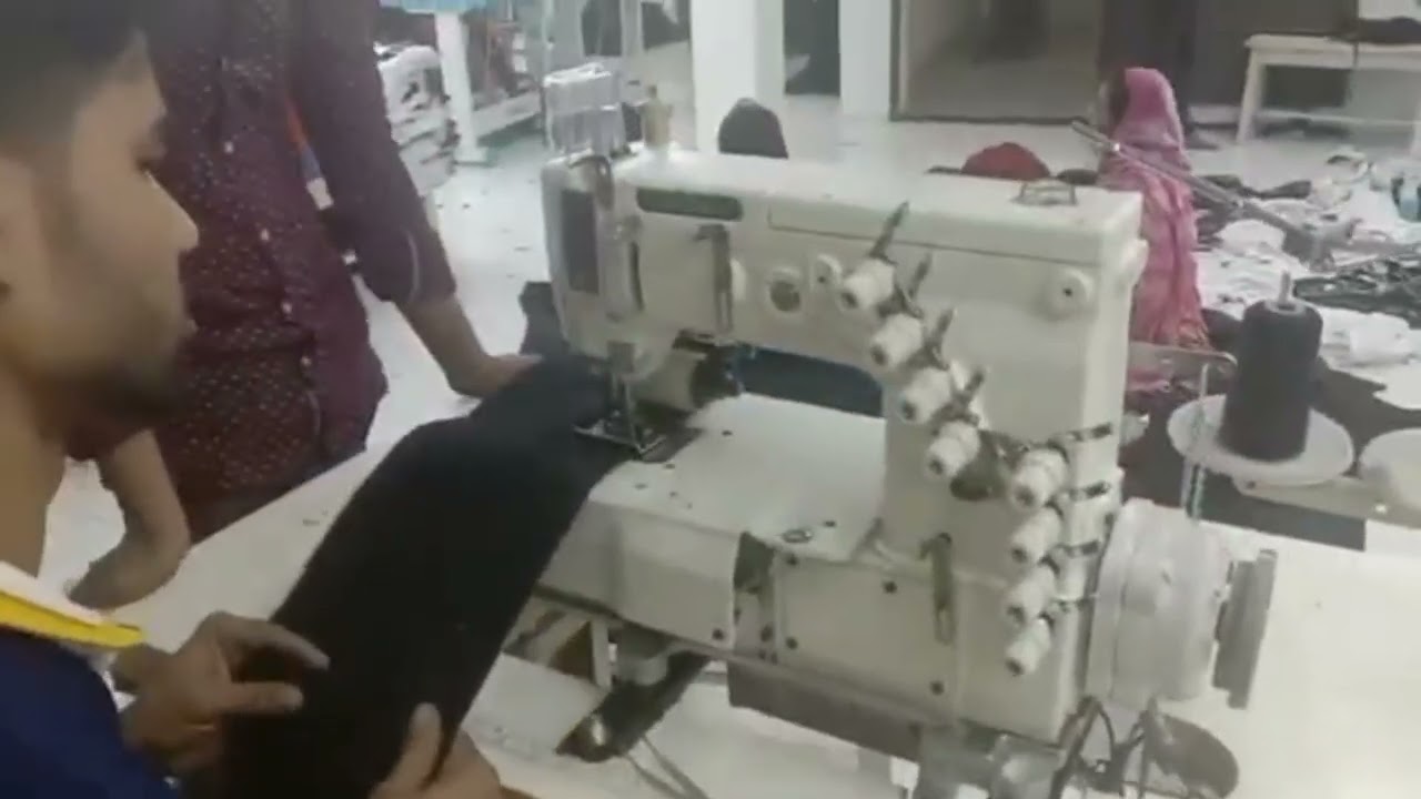 KANSAI DFB-1411P-XP | 12-Needle Double Chain Stitch Sewing Machine | Glory Trade Centre Ltd.