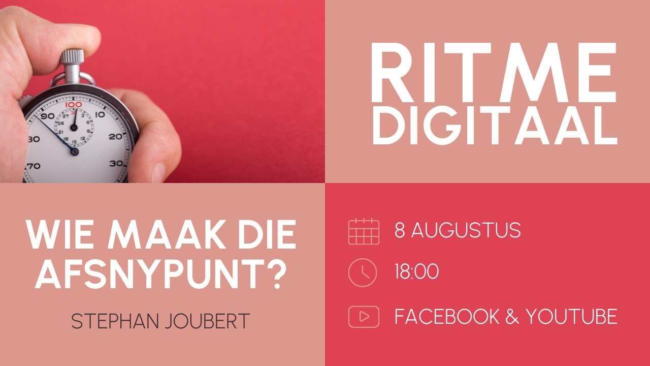 RITME Digitaal | Wie maak die afsnypunt?