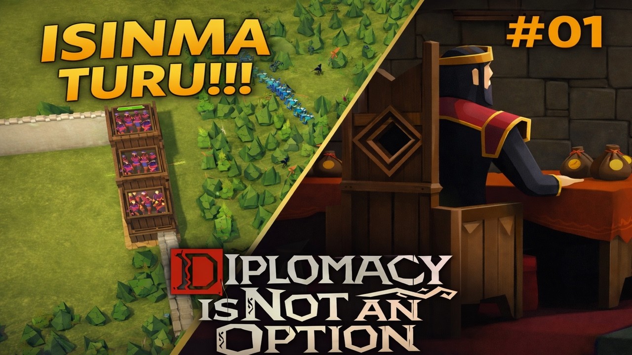 #01 | Isınma Turu!...| Diplomacy is Not an Option | Şehir Kurma Simülasyon Öğretici Türkçe