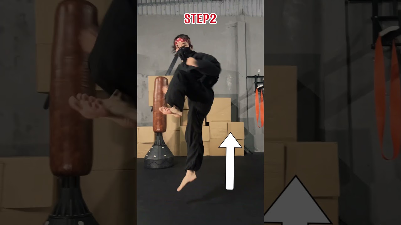 SPIN HOOK KICK COMBO TUTORIAL #training #sports #mma #yt #shortsvideo #usa #mma
