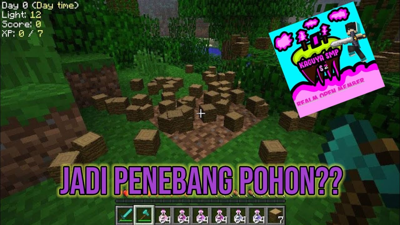 AKU DI TUGASKAN SEBAGAI PENEBANG POHON || KAGUYA SMP S2