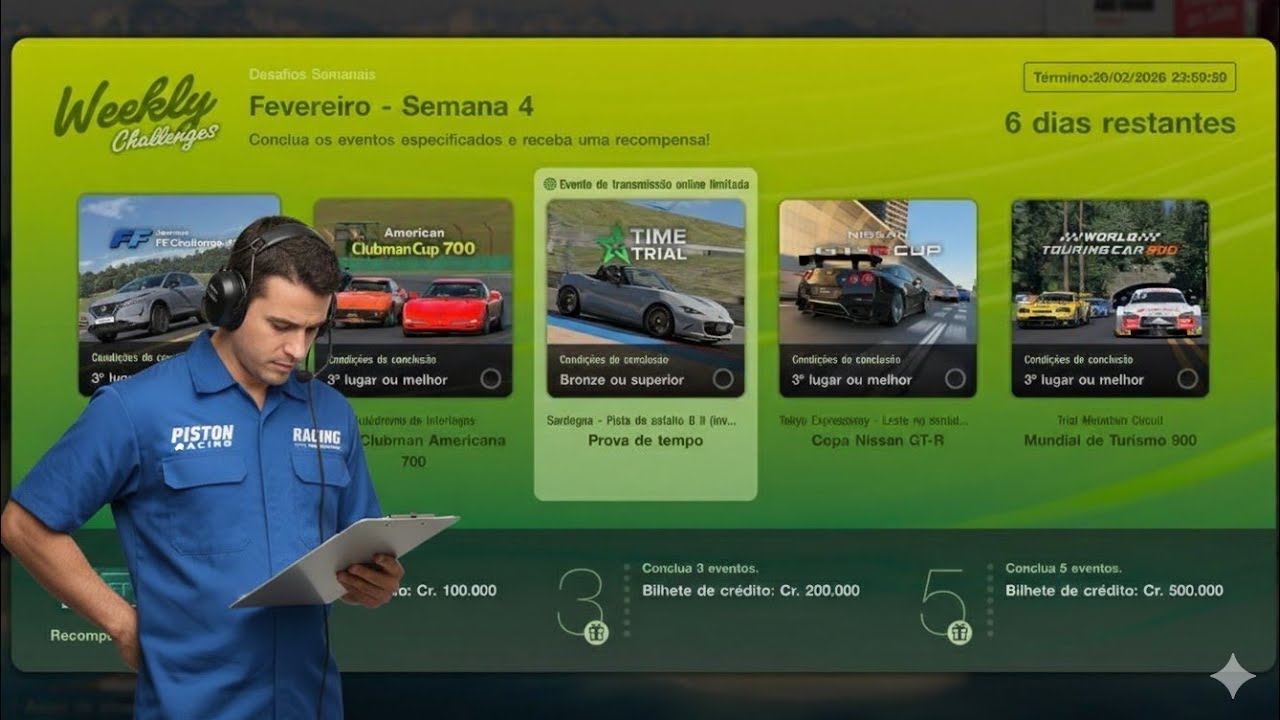 Gran Turismo 7 Desafios Semanais