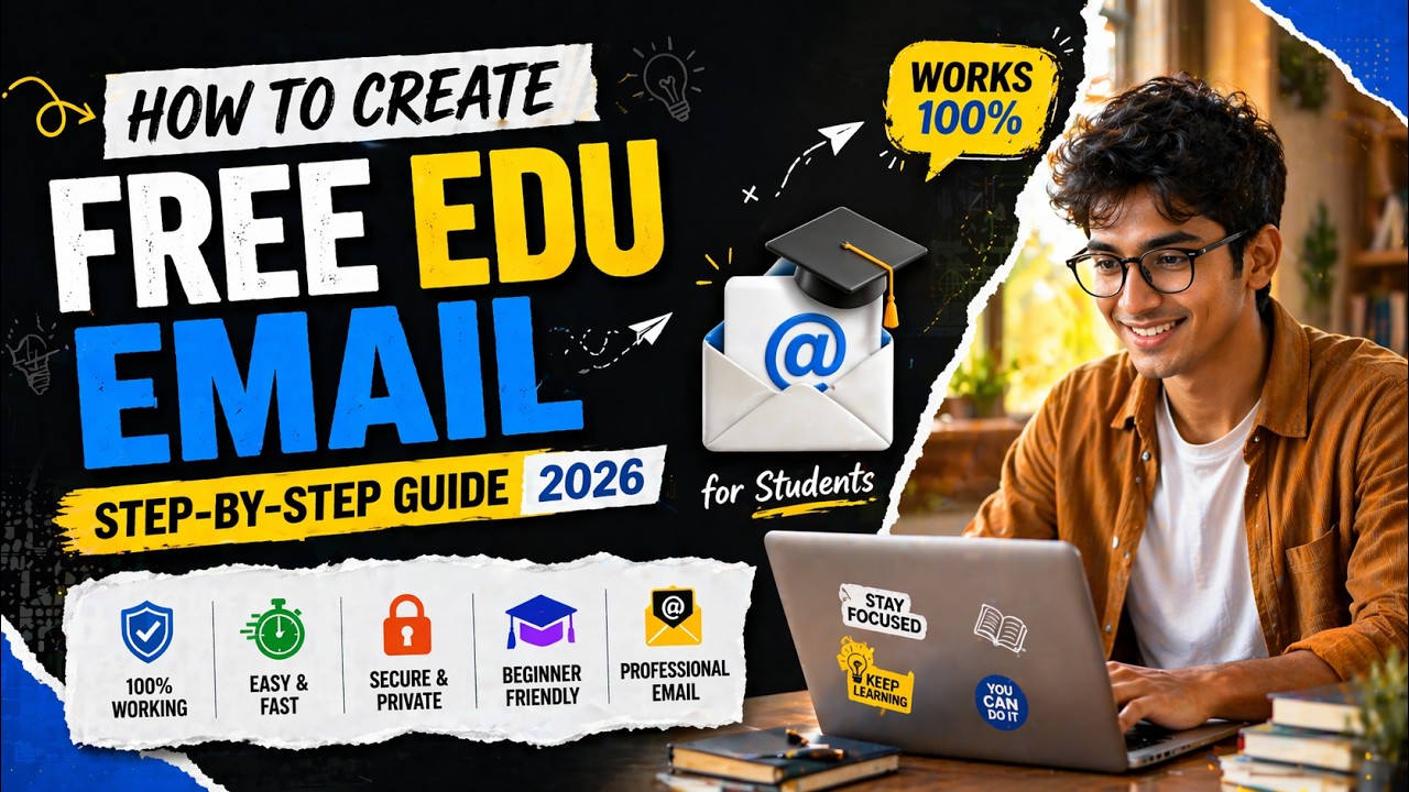 Free EDU Email for Students 🎓 | Step-by-Step Guide 2026