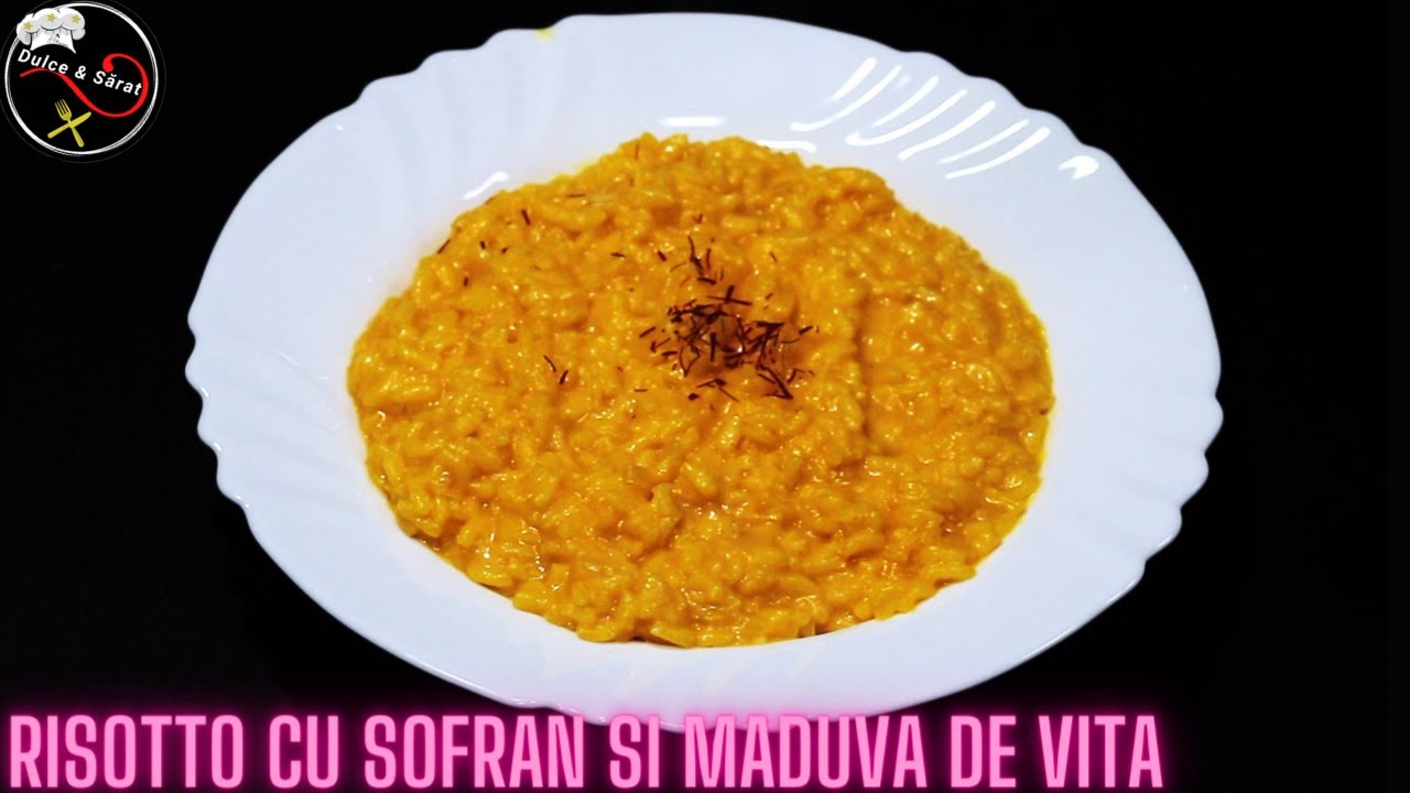 Risotto cu Sofran si Maduva de Vita