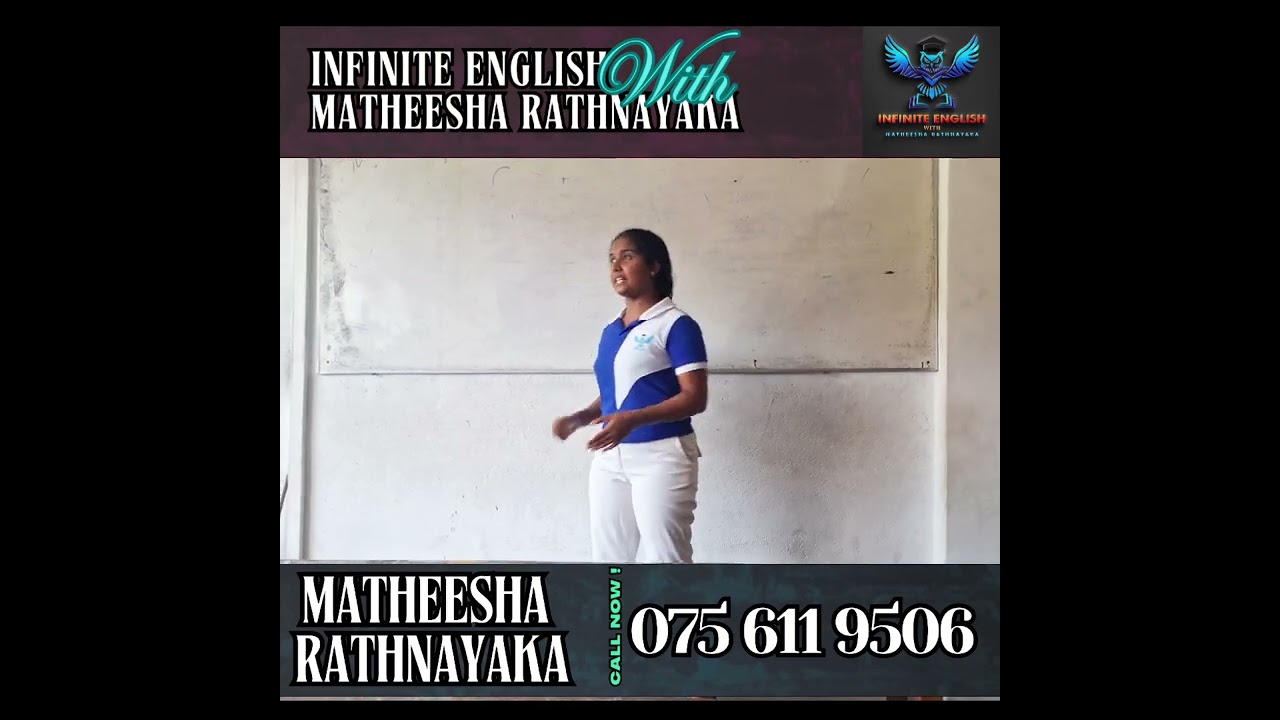 A Big Idea ! ලොකු අදහසක් ! Spoken English with Matheesha Rathnayaka