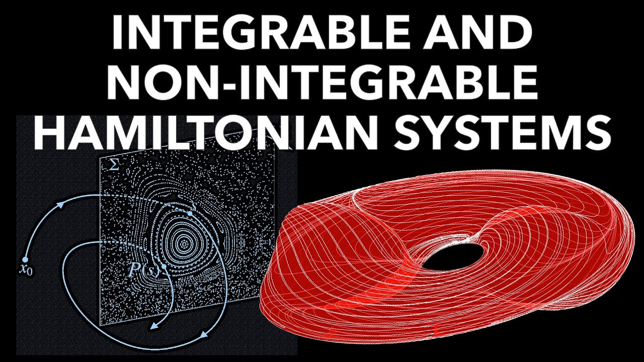 Integrable & Non-Integrable Hamiltonian Systems, KAM Tori, Poincare Section, Poisson Bracket, Lec 11