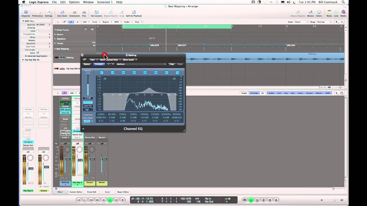 How To Remix A Song - Beat Mapping In Logic 9