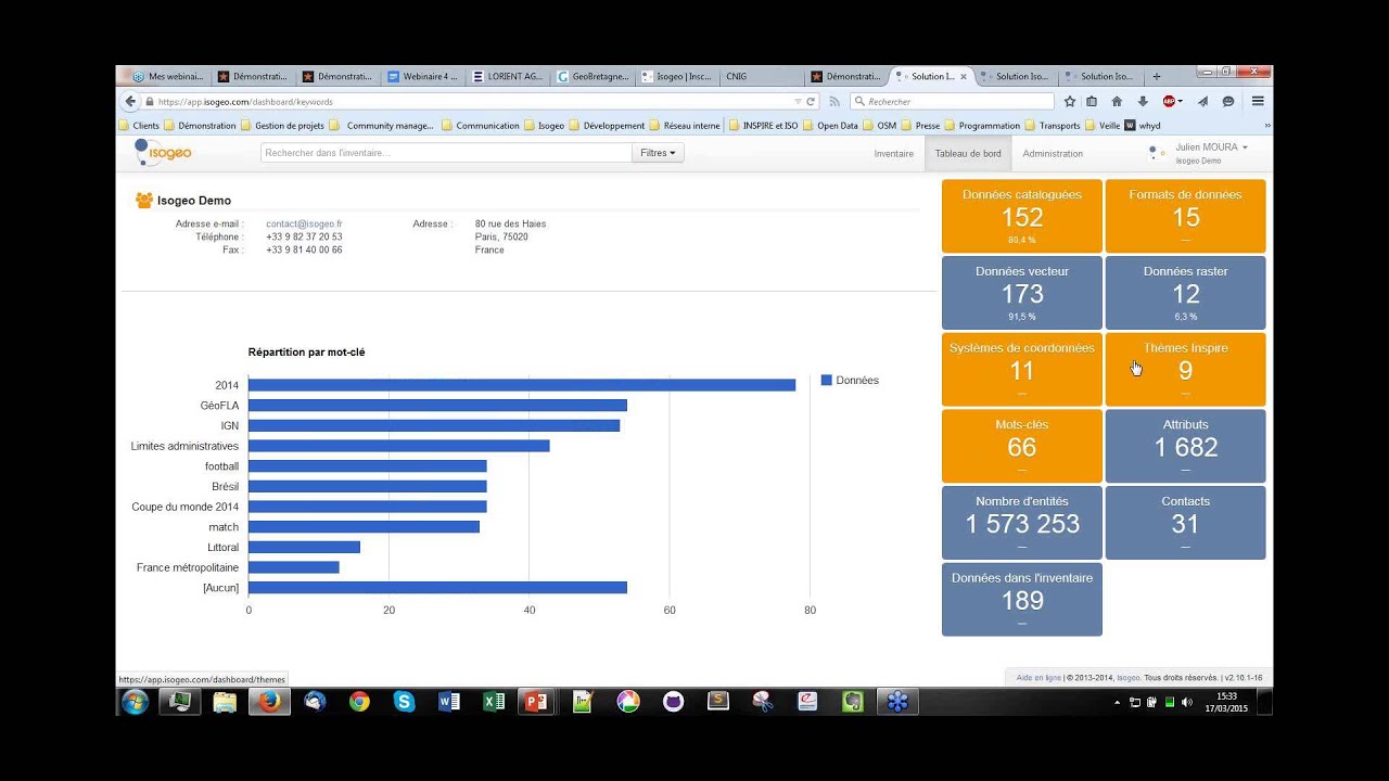 Webinaire - INSPIRE en quelques clics avec Isogeo