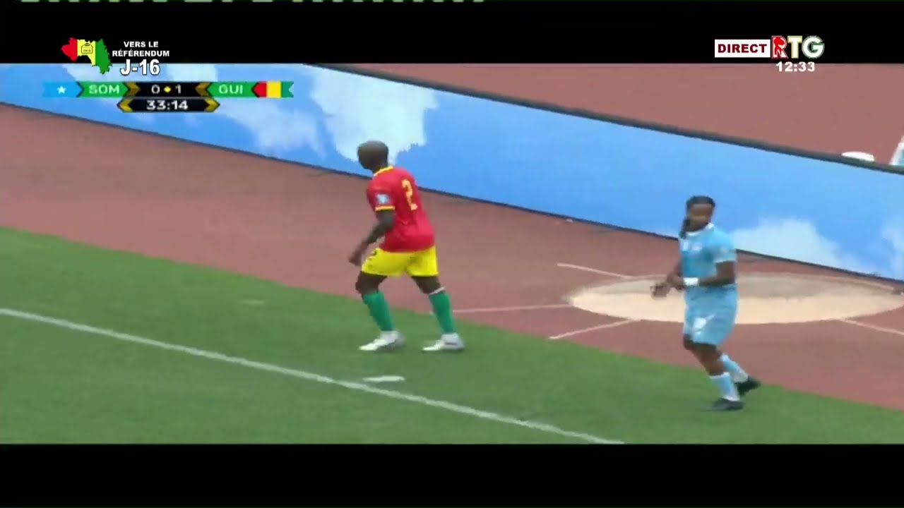 GUINEE 1 vs  0 SOMALIE  'LES ÉDITIONS DE LA RTG GUINÉE 224
