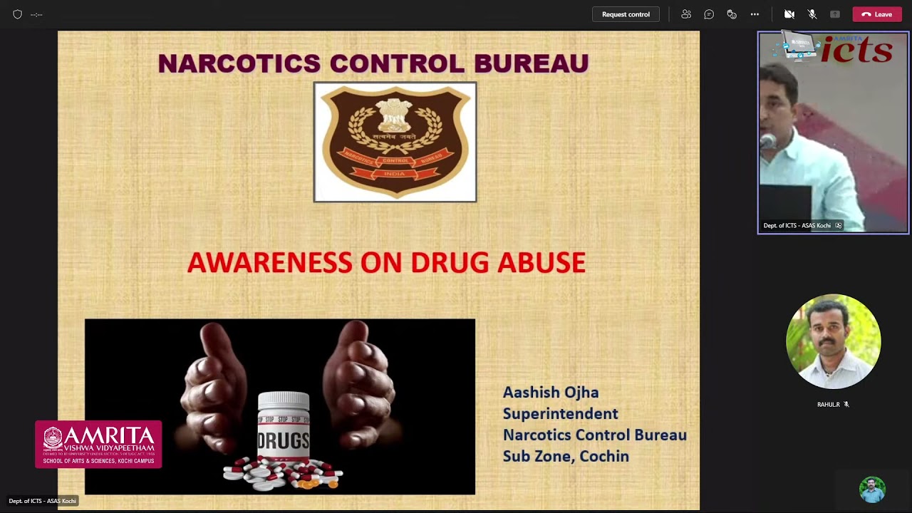 Anti-Drug Awareness Programme by Narcotics Control Bureau, Government Of India