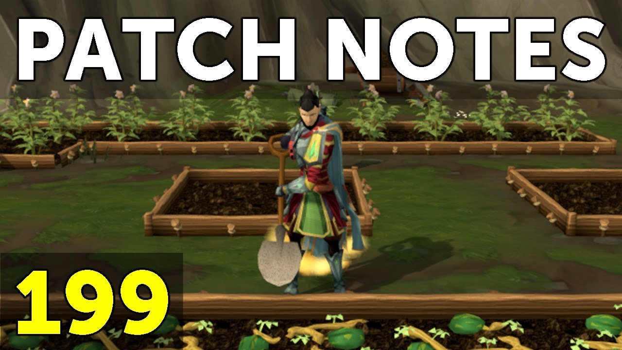 RuneScape Patch Notes #199 - 11th December 2017