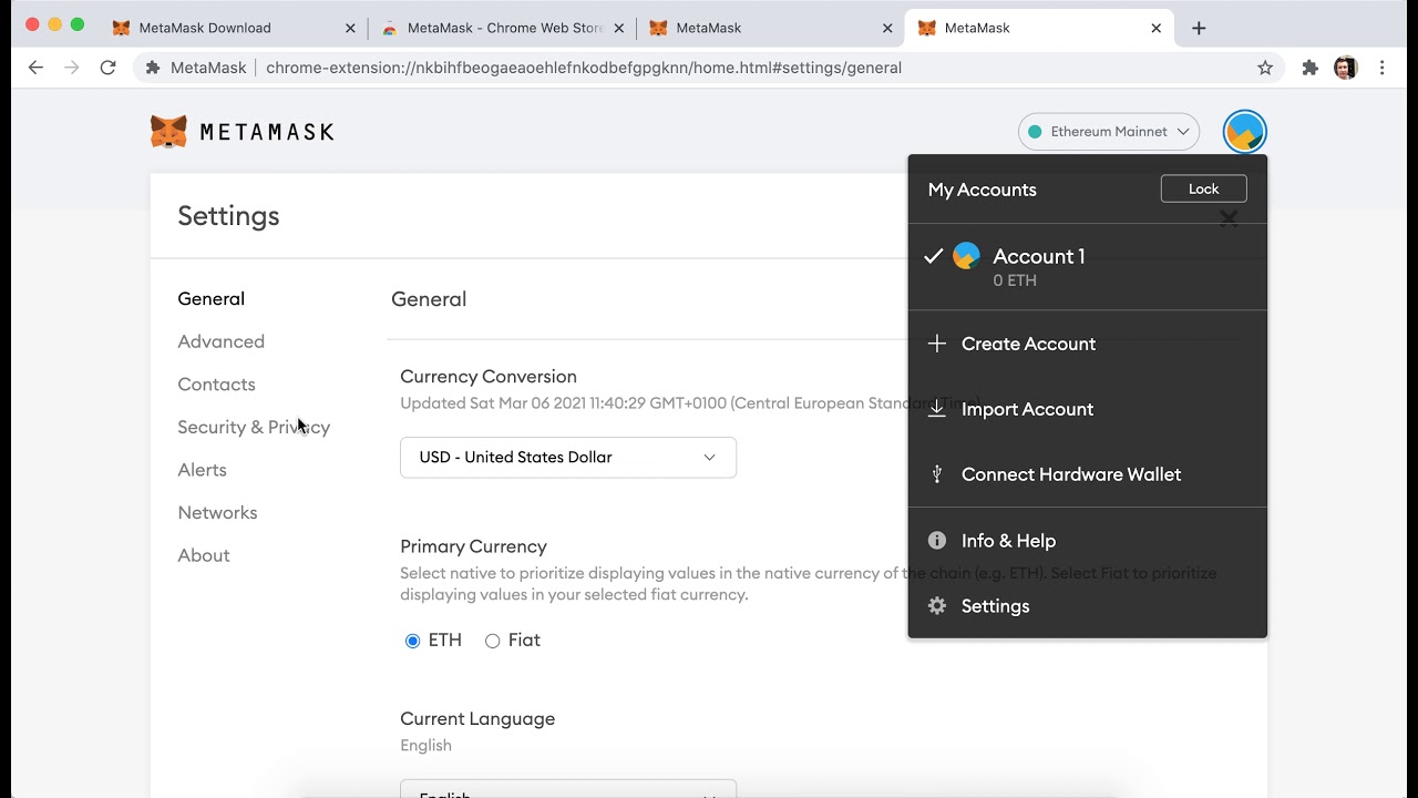 How to Reveal Your Seed Phrase in MetaMask account?
