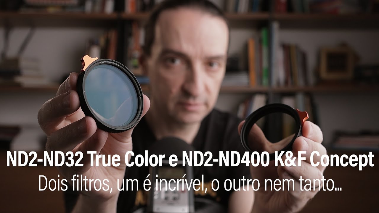 Dois filtros ND variáveis K&F Concept, um é incrível o outro não, veja o vídeo antes de comprar.