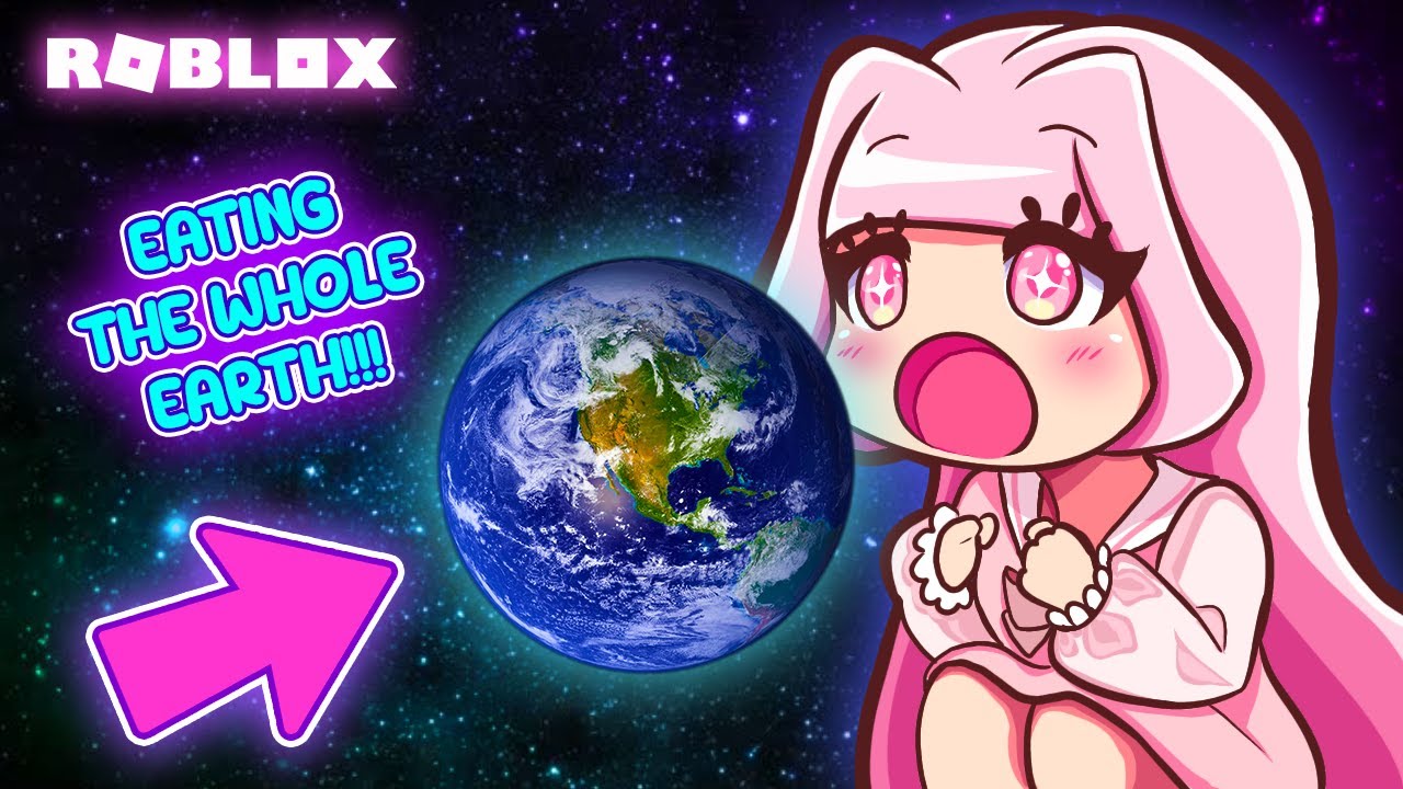 EATING THE ENTIRE EARTH!!! | Roblox | Eat The World
