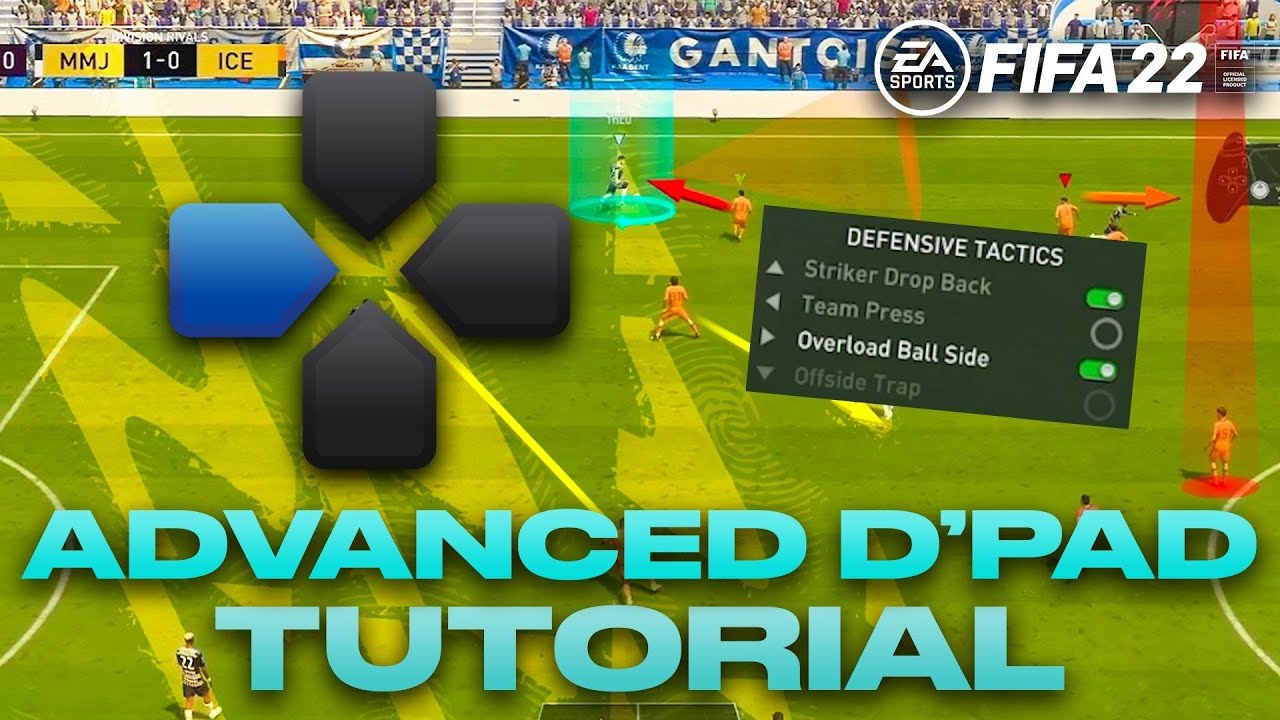 FIFA 22 *РУКОВОДСТВО ПО ТАКТИКЕ С ПОМОЩЬЮ D-PAD* | Командный прессинг? Перегрузка на фланге? | По...