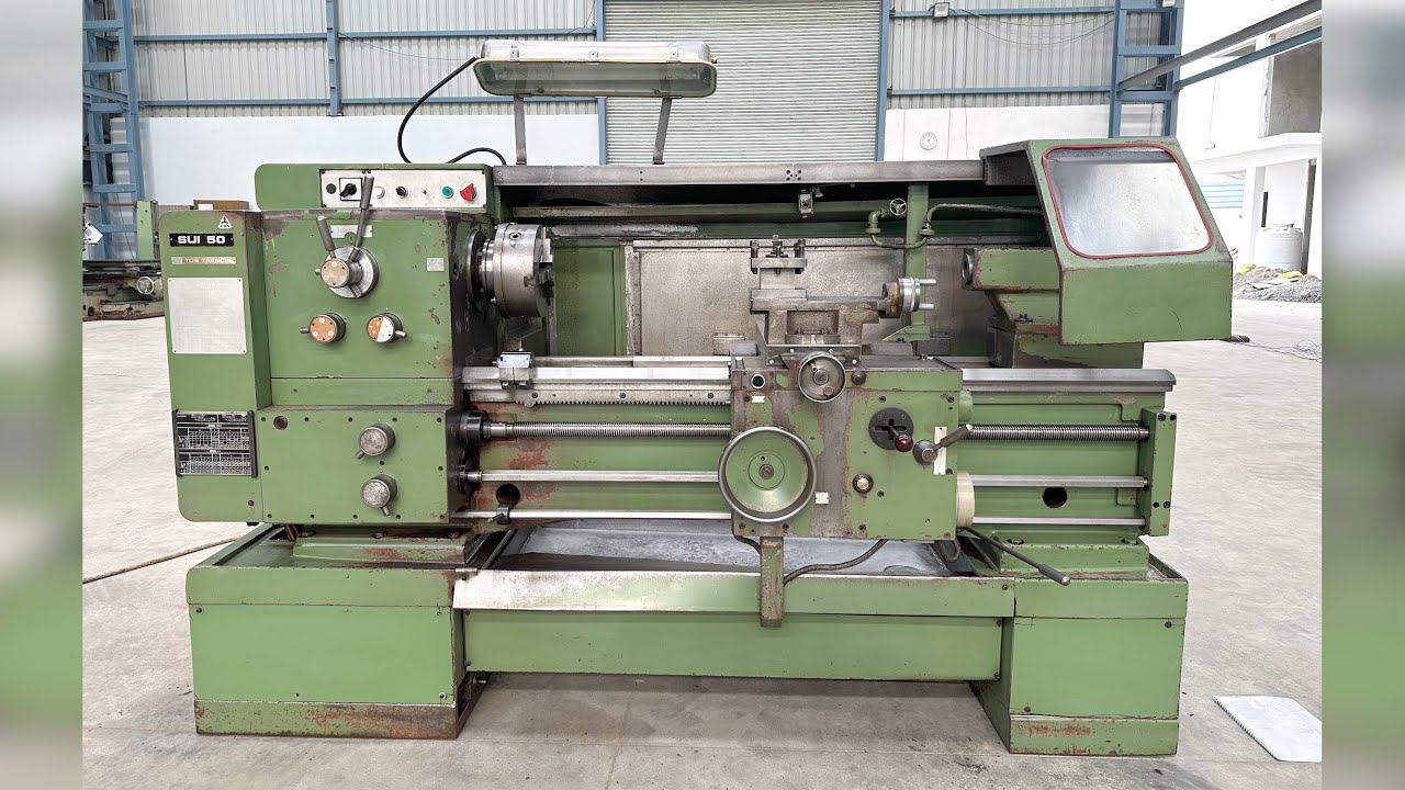 Lathe Machine - TOS (Czech Republic) SUI-50 - 1100 mm Job Length
