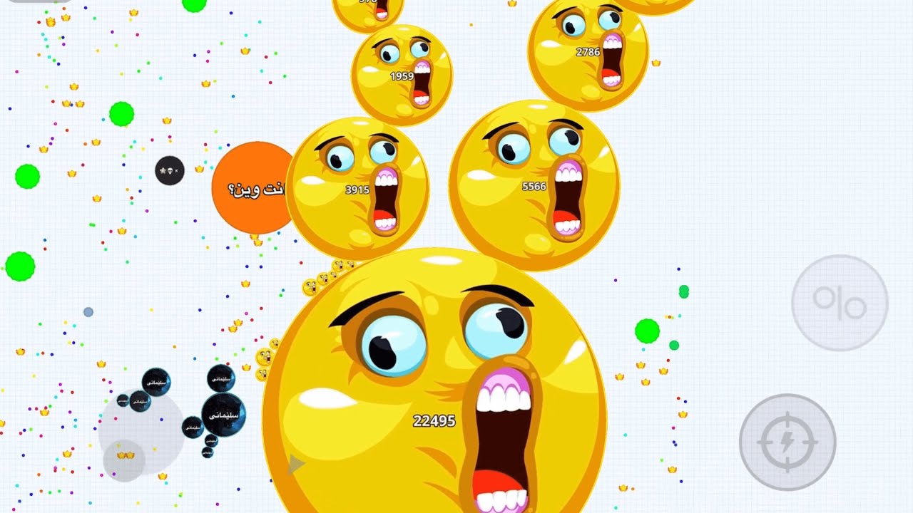 INTENSE SOLO BATTLE 🐤 (AGARIO MOBILE)