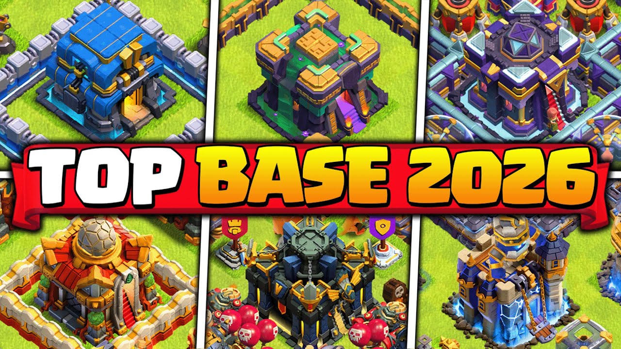 MEILLEURES BASES 2026 CLASS&Eacute; / FARM / GDC | HDV 12, 13, 14, 15, 16, 17 & 18 | Clash of clans FR