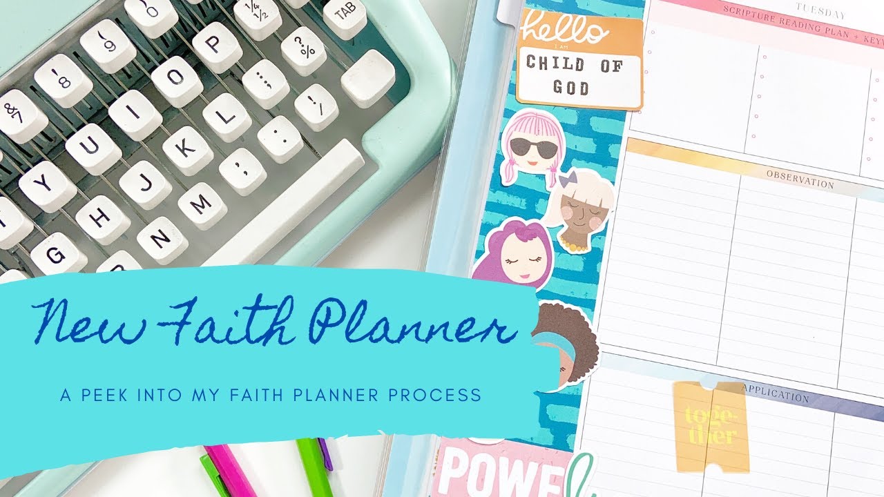 My New Faith Planner Setup!