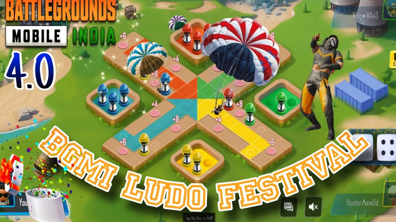 BGMI 4.0 |  #LUDOKING | #FESTIVAL | Fun play,😁 And | Free Rewards 🫶🏼 |#bgmihighlights | #pubgmobile 