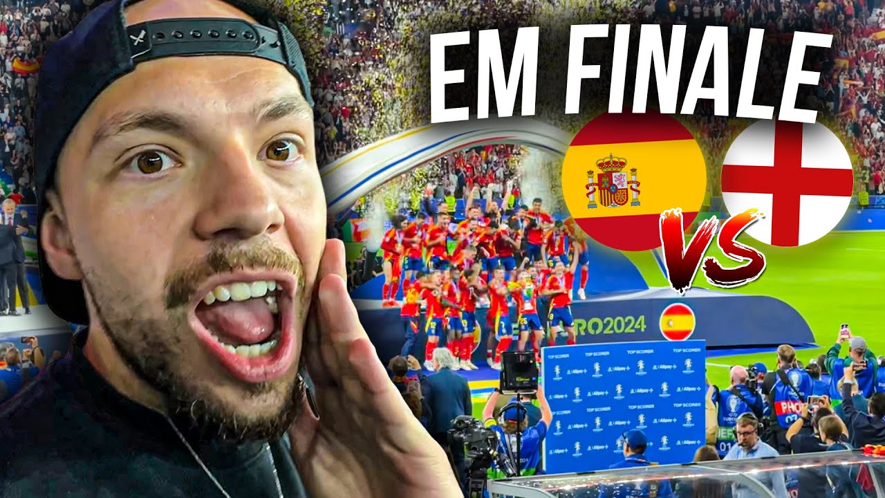 WILDER EM FINALE STADION VLOG! *Spanien vs England*