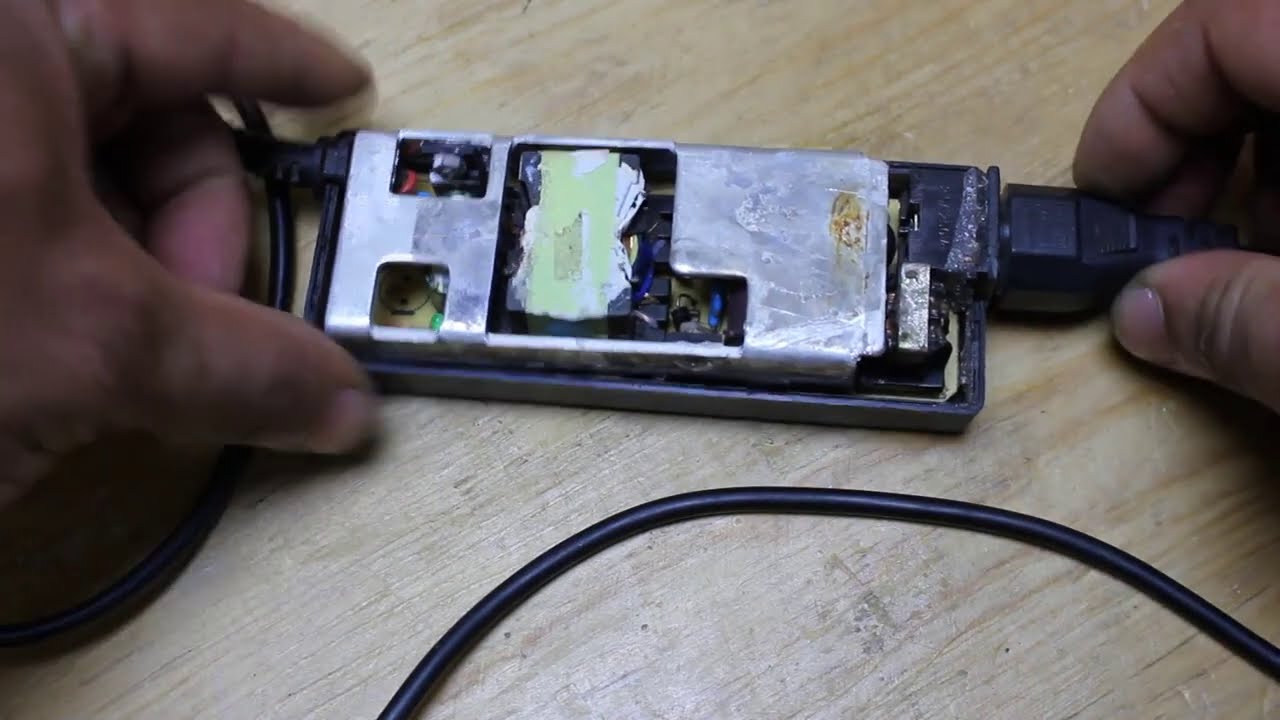 إصلاح شاحن لابتوب فاصل باور