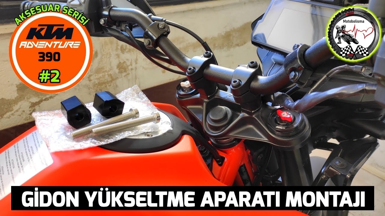 KTM ADVENTURE 390 GİDON YÜKSELTME (MONTAJI) MOTORCYCLE HANDLEBAR UPGRADE #ktmadventure390