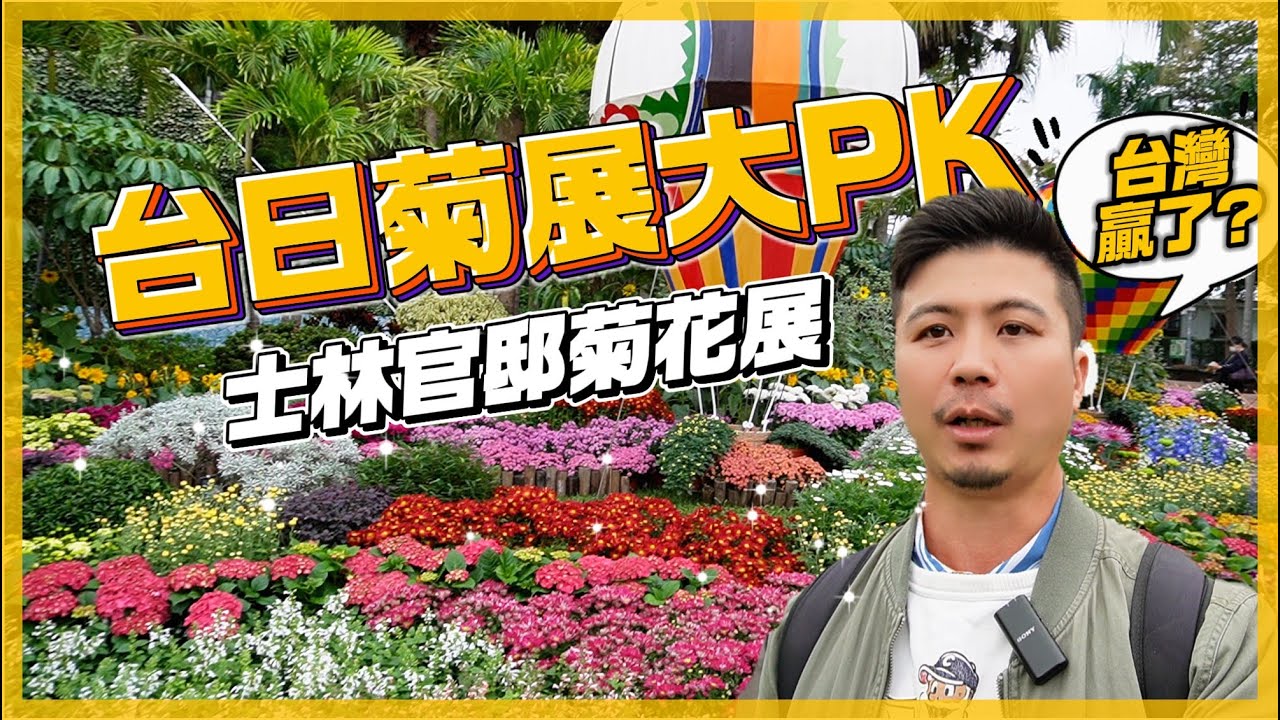 【台日菊展大PK】士林官邸 v.s. 日本新宿御苑！2025年台灣菊花展贏了嗎？😲 一次看懂兩國栽培技術、規模、創意大對決！