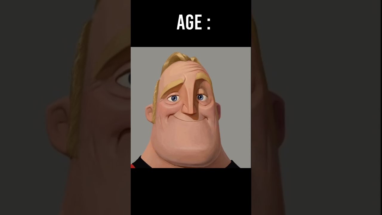 Mr Incredible becoming uncanny (Age) #Shorts