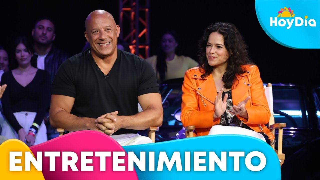 Vin Diesel y Michelle Rodriguez hablan del toque latino en 'Fast X' | Hoy Día | Telemundo