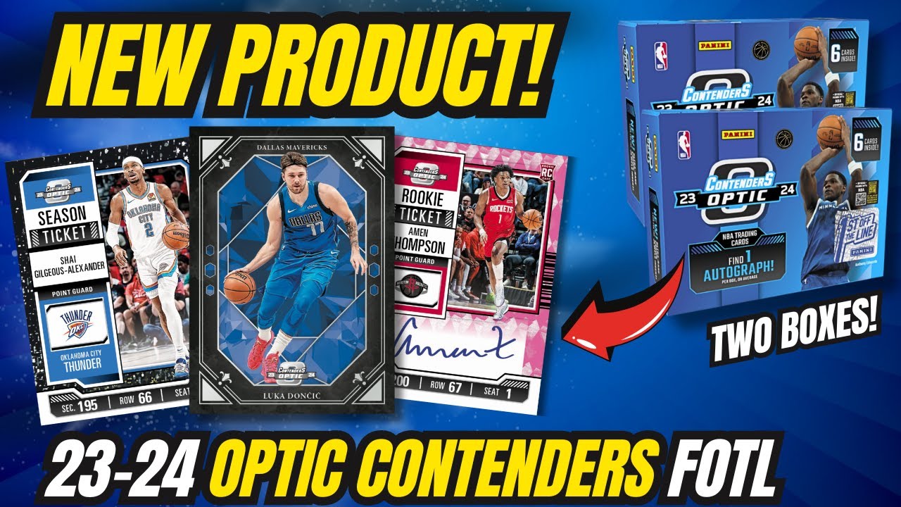 🚨JUICED FOTL PRODUCT!?🚨 The NEW 2023/24 Panini Contenders Optic FOTL - 2x Box Review