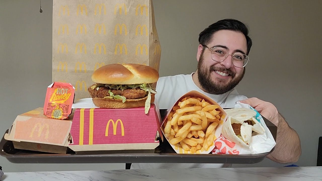 McDonald's NEW Hot Honey Chicken McCrispy Menu REVIEW!