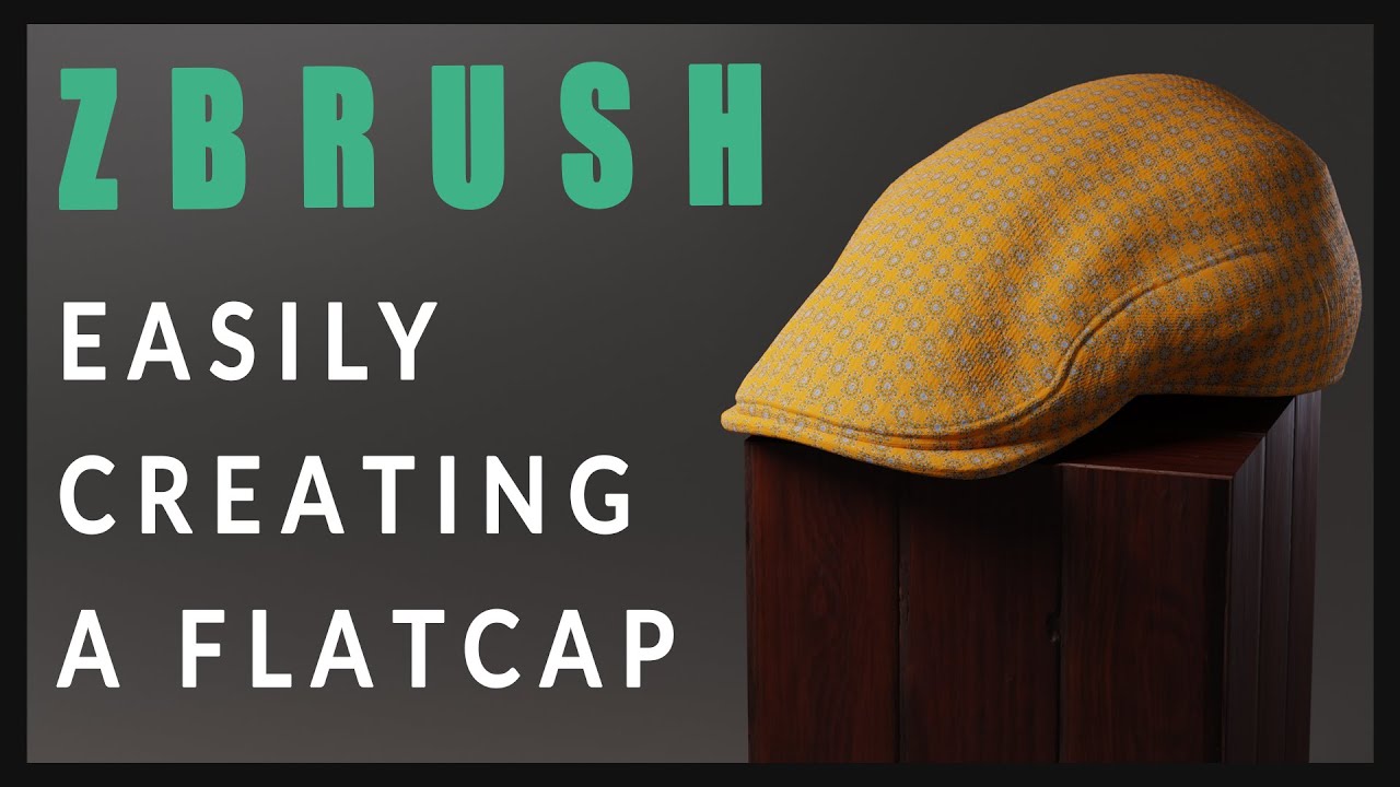 ZBRUSH: Creating a Flatcap!!!