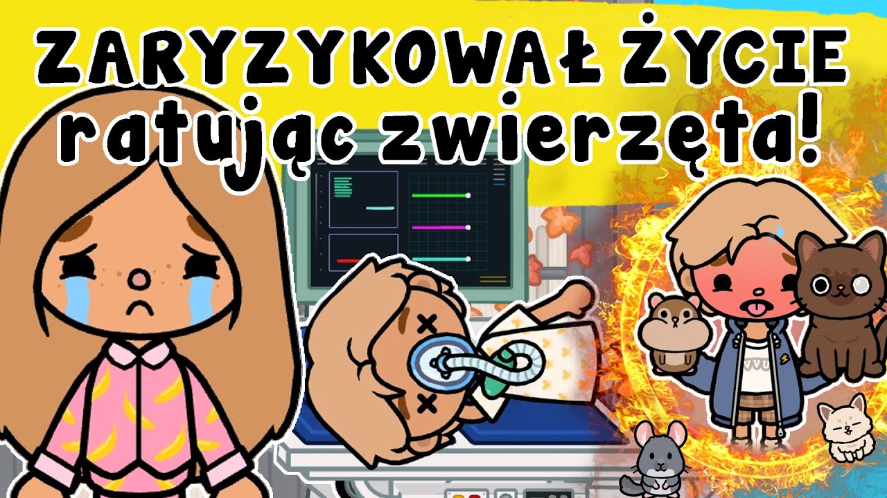 PRAWDZIWY DRAMAT 😱 LEON ZARYZYKOWAŁ ŻYCIE BY RATOWAĆ ZWIERZĘTA 🔥 HISTORYJKA 🔥 TOPIK I TOPCIA