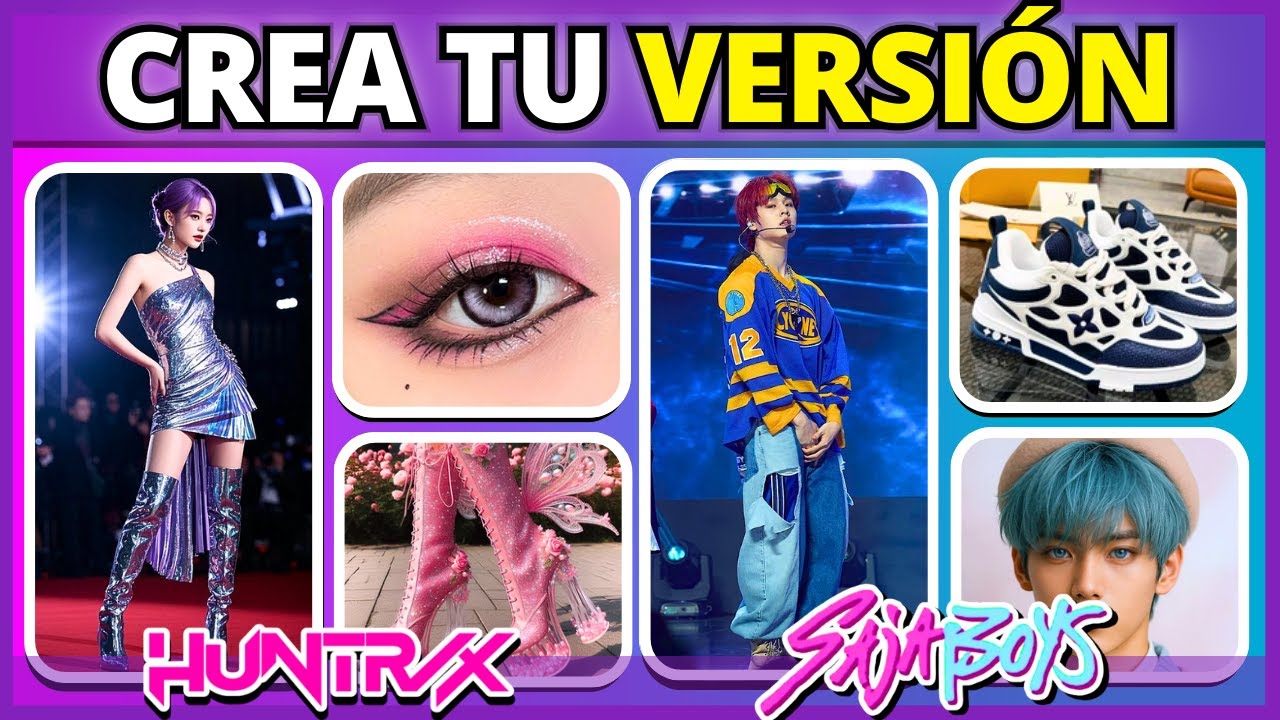 🎤✨ ARMA TU VERSIÓN | Huntrix vs SajaBoys 📀🎶 | Especial Guerreras del K-POP | #booquiz #trivia