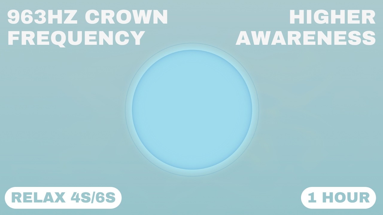 963Hz Crown Frequency | Pure Presence & Higher Awareness | 1 Hour Joy Ritual (Summer Theme)