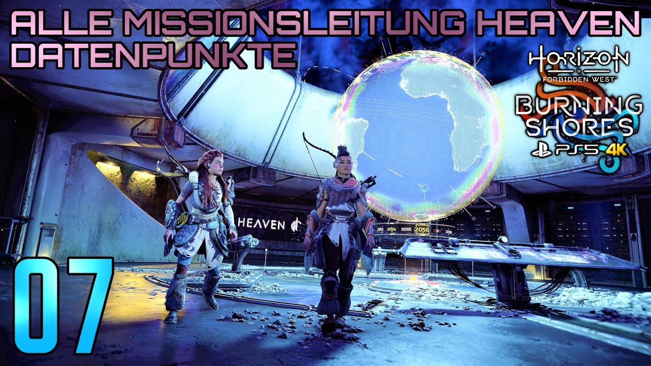 Burning Shores [07] • Alle Missionsleitung Heaven Datenpunkte • Horizon Forbidden West • Ultraschwer