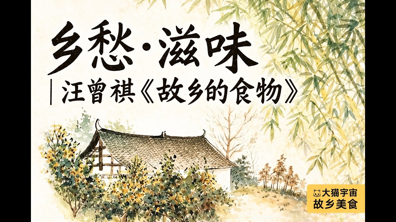 乡愁·滋味 ｜ 汪曾祺《故乡的食物》