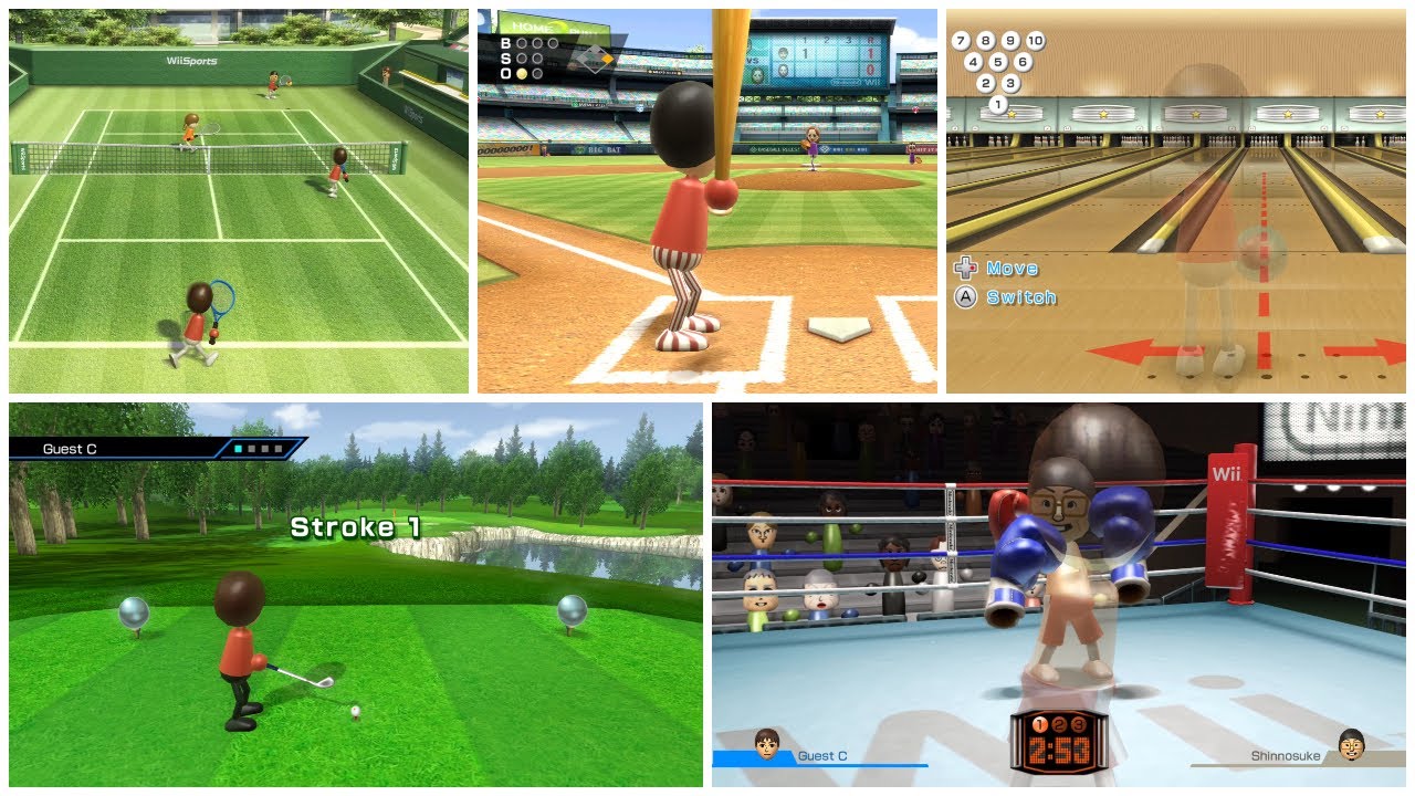 Wii Sports - All Sports 4K/60FPS