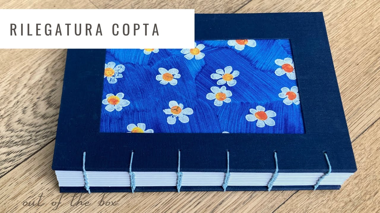 Come realizzare e rilegare un quaderno - DIY -  rilegatura copta