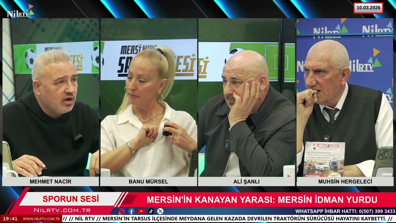 Mersin İdman Yurdu’nun Geleceği Masaya Yatırıldı | Sporun Sesi @Nilradyotv