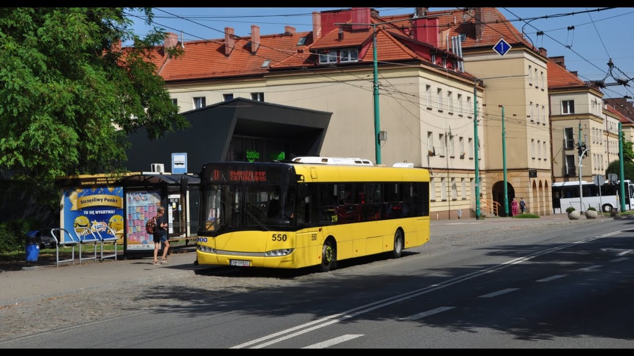 TLT Tychy | Solaris Urbino 12 III #550 | Linia E, F (przejazdy)