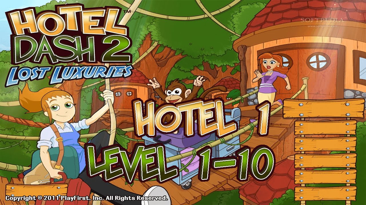 Hotel Dash 2   Lost Luxuries 1st hotel Levels 1 -10
