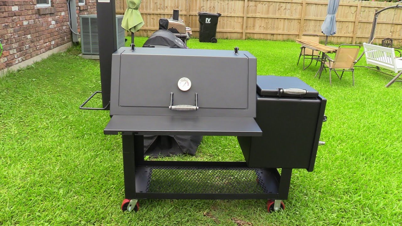 New Lone Star Grillz 20x36 Offset Smoker (Walk around, How to Season and Burn Off!!)